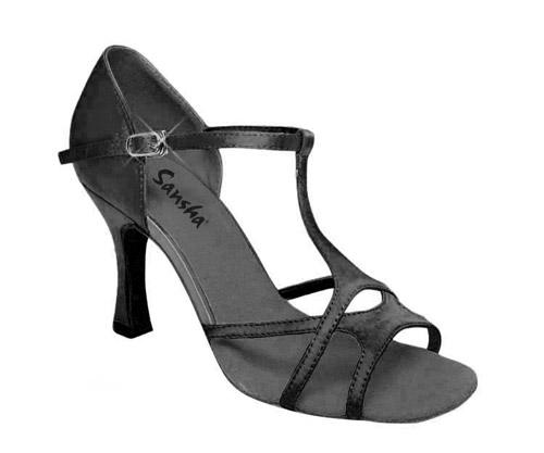 zapatos de tango negro
